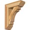Ekena Millwork Merced Slat Rough Sawn Bracket w/ Offset Brace, Western Red Cedar, 6"W x 18"D x 22"H BKT0604X18X22MRC06RWR - alternate 1